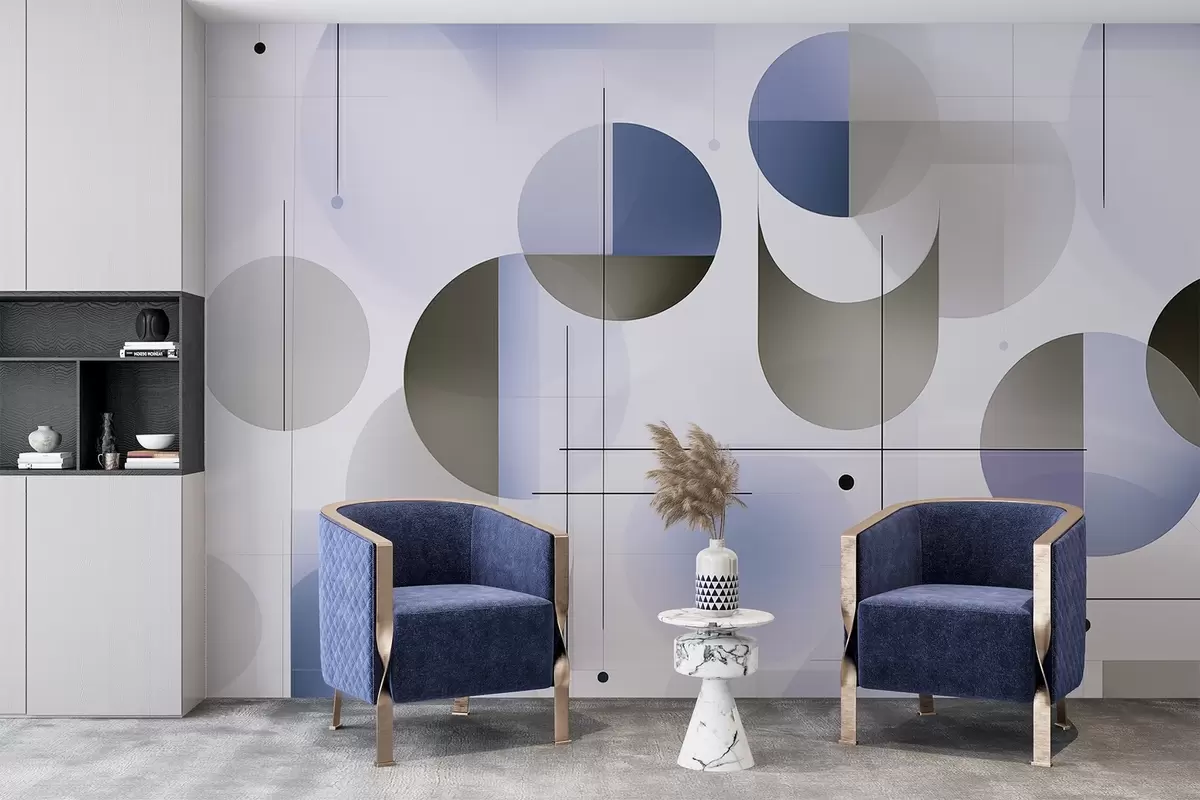 murales de pared Formas geométricas abstractas w04220v1