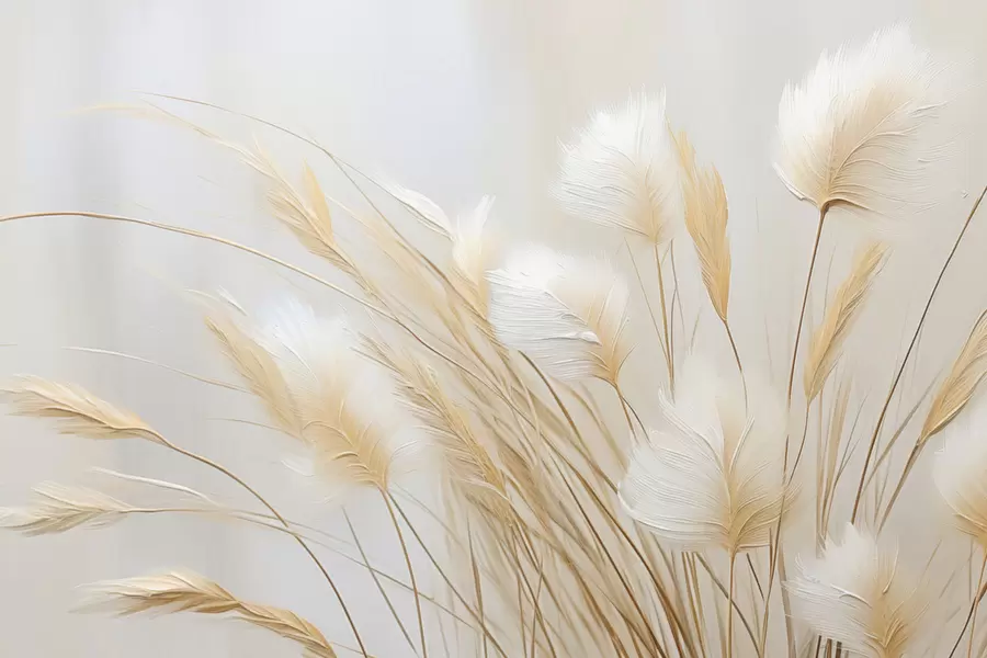 murales de pared Pintura imitación espigas de la Pampa w04266