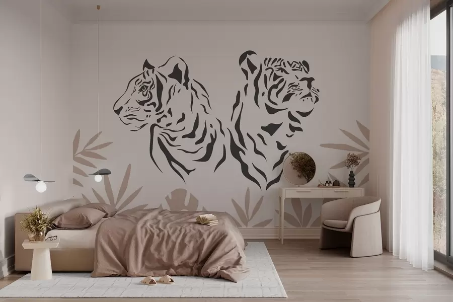 murales de pared Tigres w04294