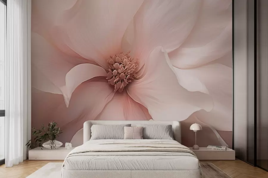 murales de pared Pétalos de flores grandes w04301