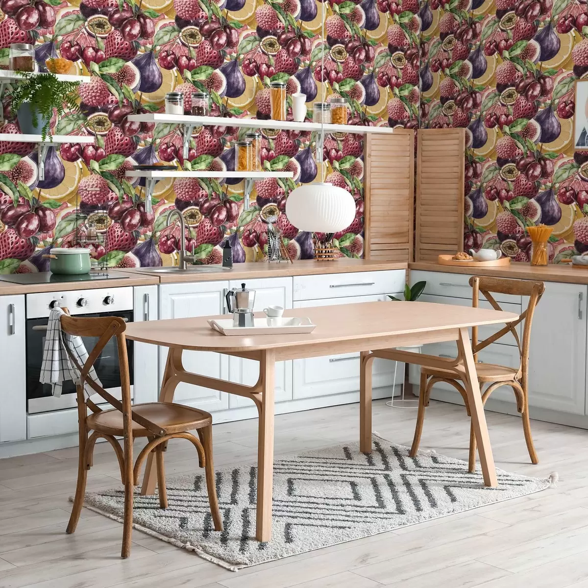 Papel pintado Jugosas frutas tropicales a00416