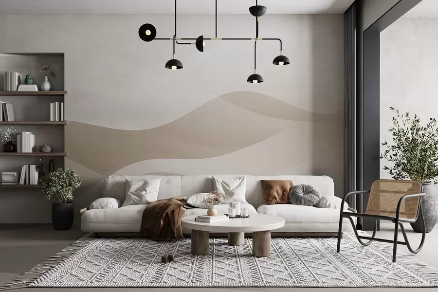 murales de pared Ondas abstractas w04288v2