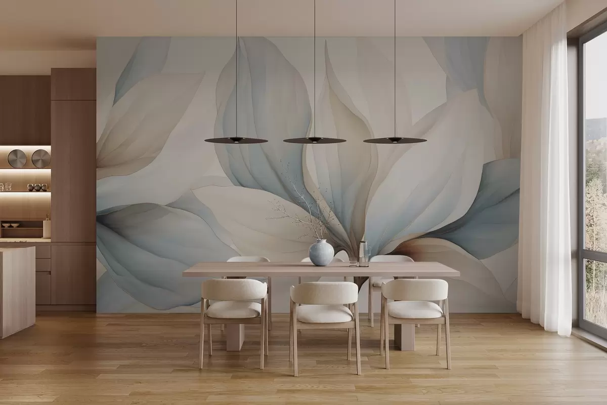 murales de pared Pétalos grandes de acuarela w04317