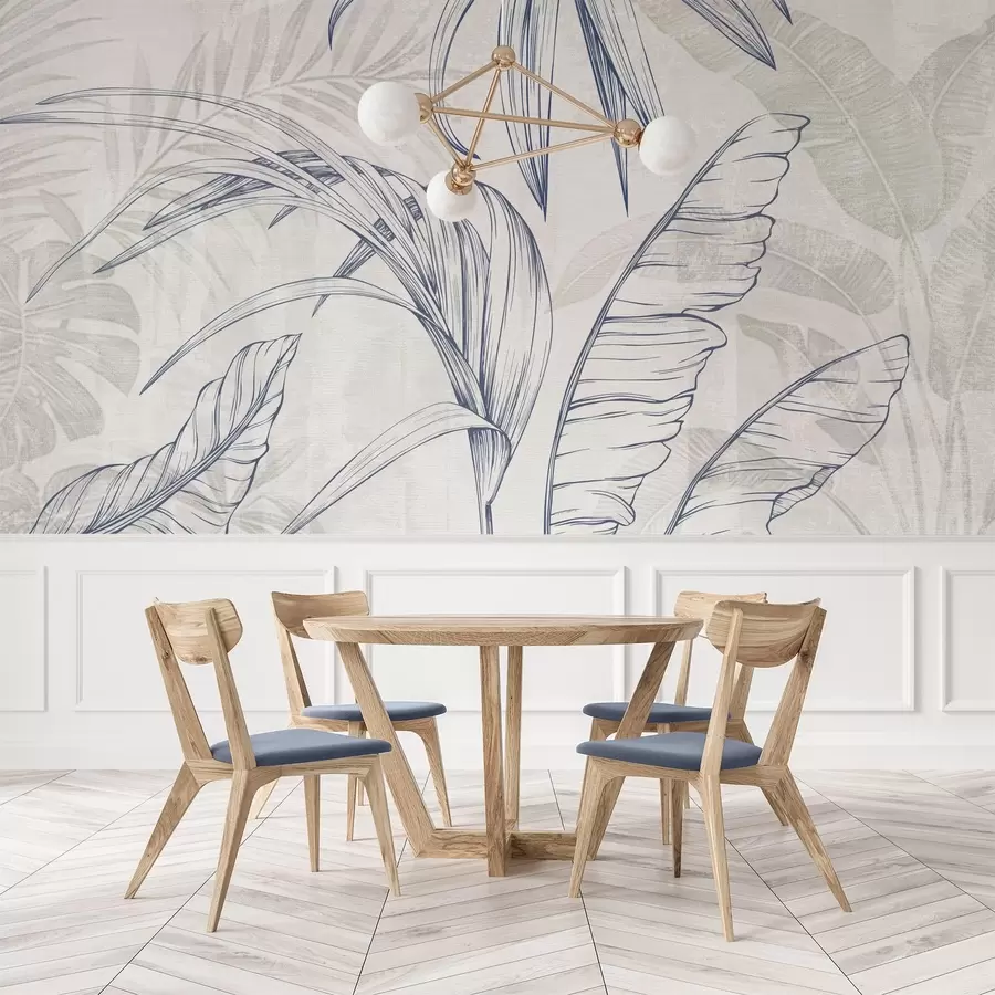 Murales de pared Hojas sobre fondo con imitación de desenfoque y textura w04362v1 murales de pared Hojas sobre fondo con imitación de desenfoque y textura w04362v1