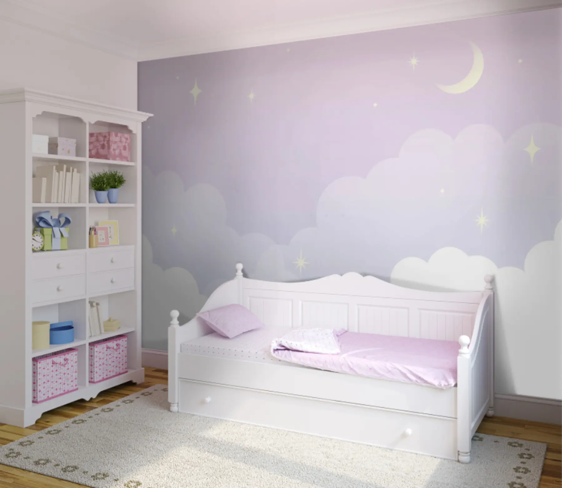 murales de pared Noche rosa u72088