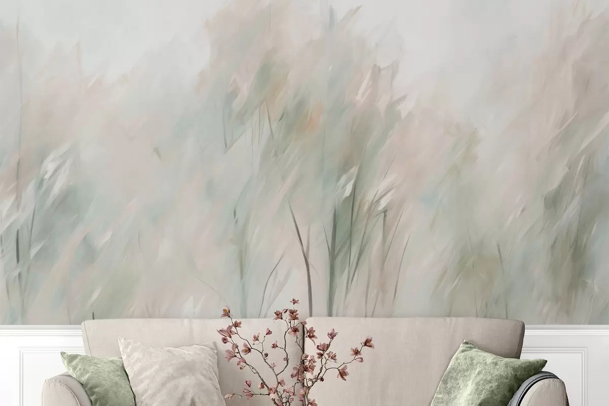 murales de pared Pintura imitación árboles w04411v1