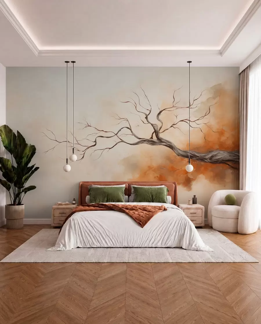 murales de pared Rama de árbol w04449