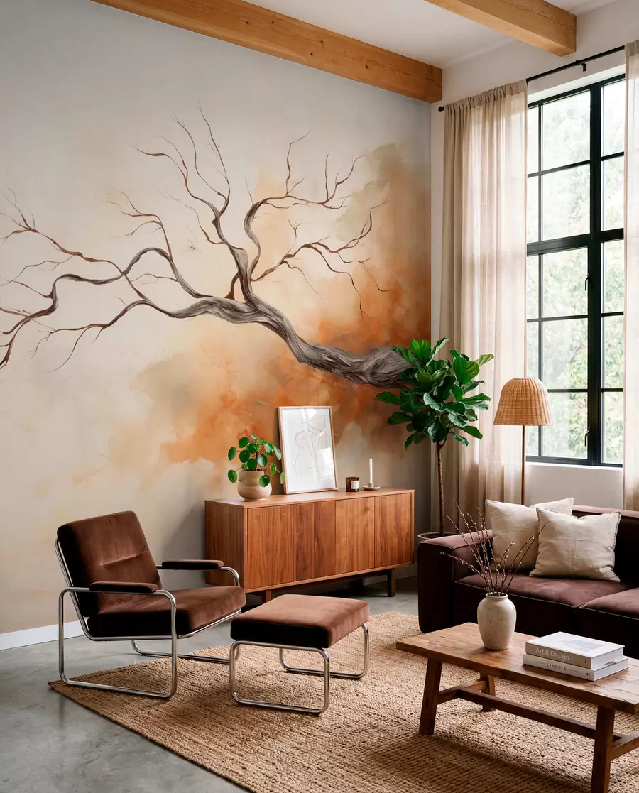 murales de pared Rama de árbol w04449