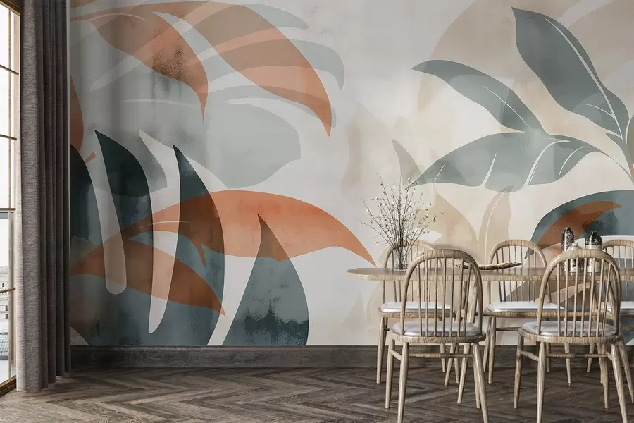 Murales de pared Hojas de palma w04482 murales de pared Hojas de palma w04482