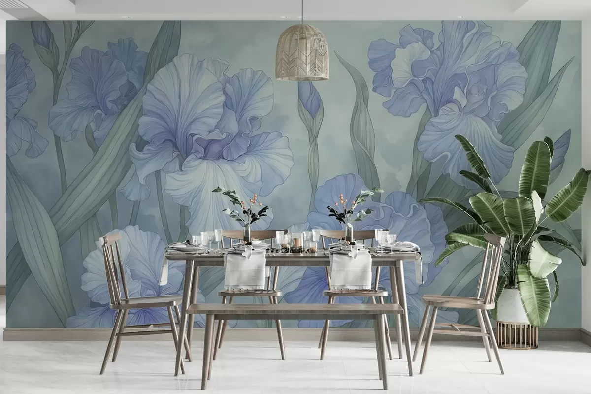 Murales de pared Iris ilustrados w04469 murales de pared Iris ilustrados w04469
