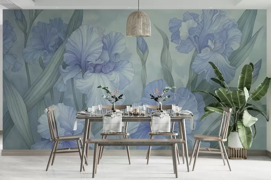 Murales de pared Iris ilustrados w04469 murales de pared Iris ilustrados w04469
