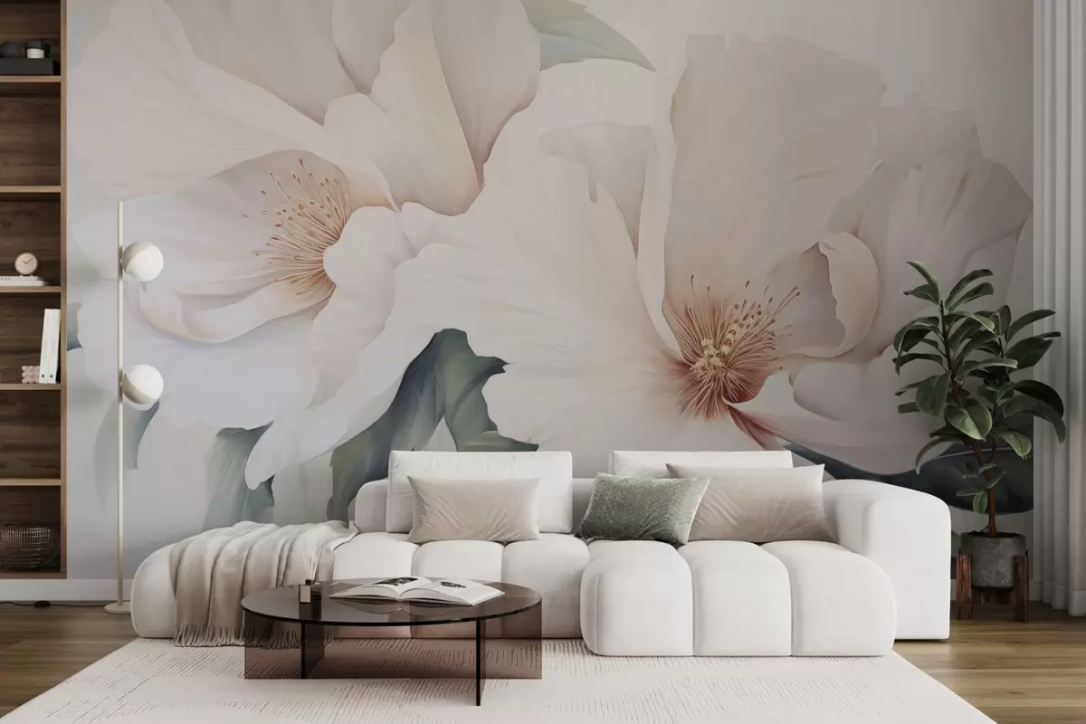 murales de pared Flores enormes w04533