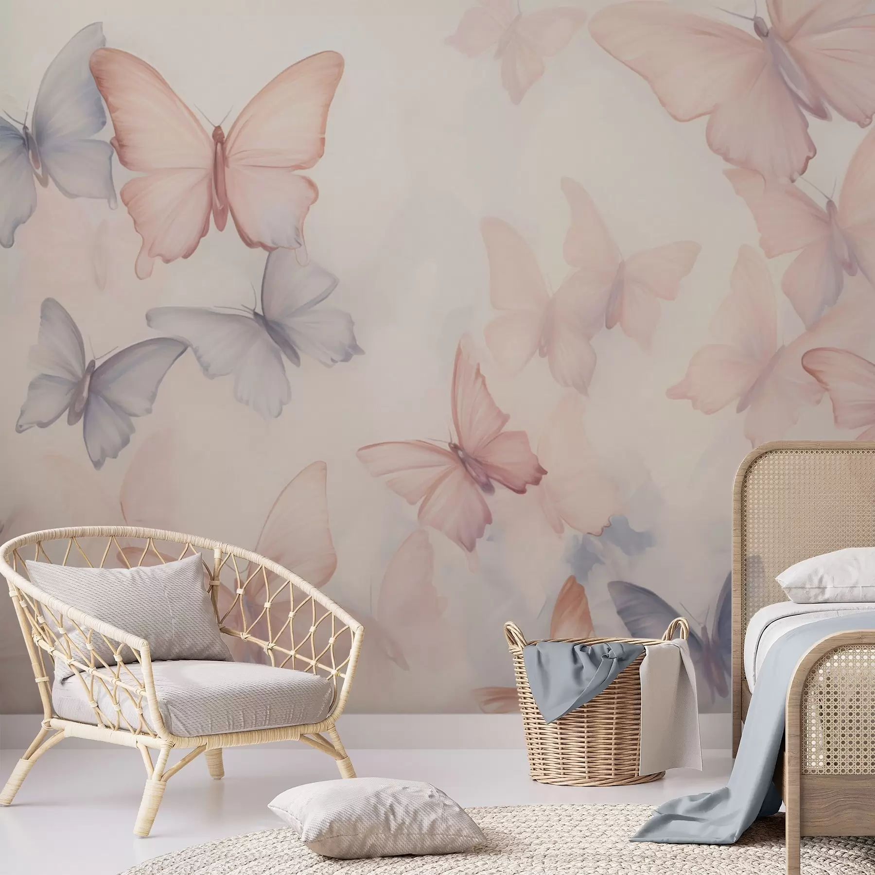 murales de pared Mariposas w04534
