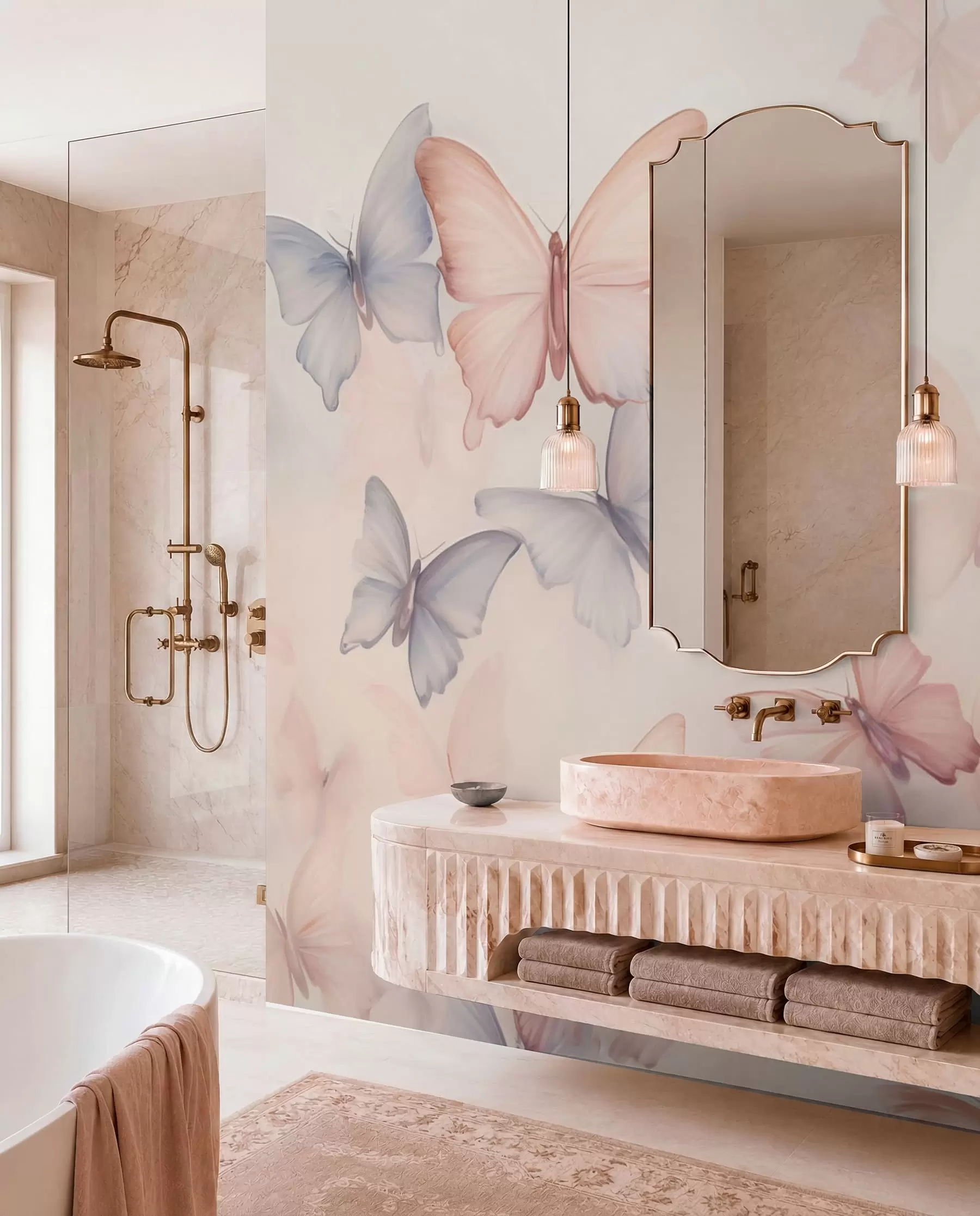 murales de pared Mariposas w04534