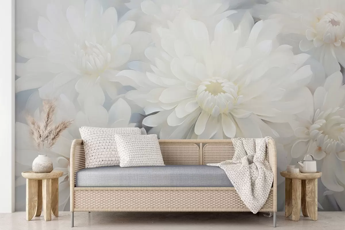murales de pared Crisantemos w04596