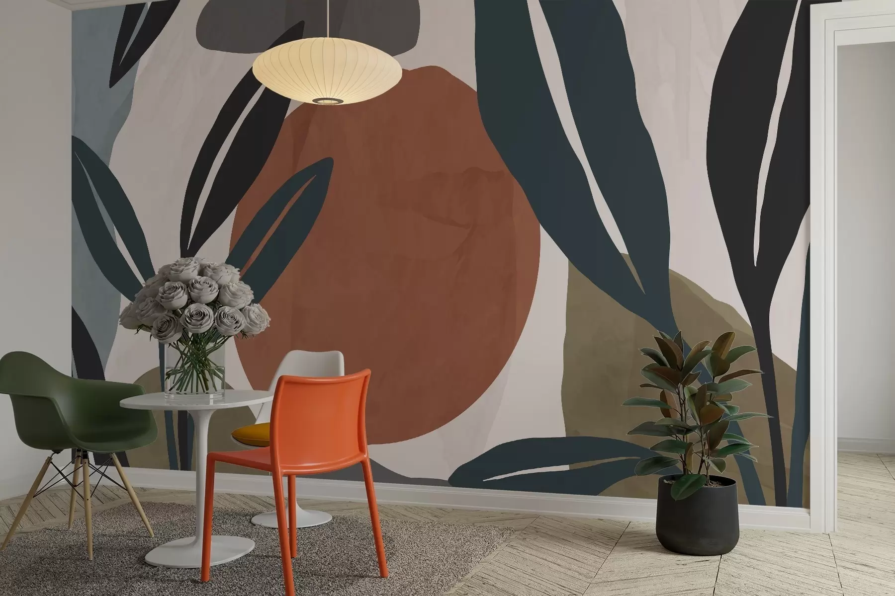 Murales de pared Resumen Botánica w04592 murales de pared Resumen Botánica w04592