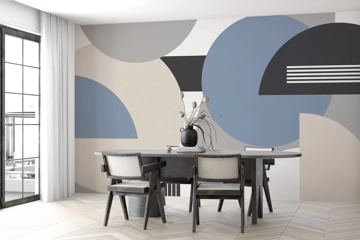 murales de pared Abstracción geométrica w04687v1