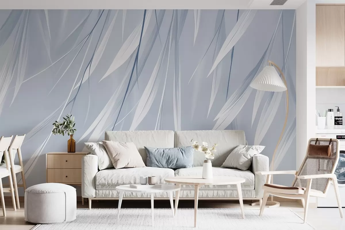 murales de pared Hojas delgadas colgantes w04703v2
