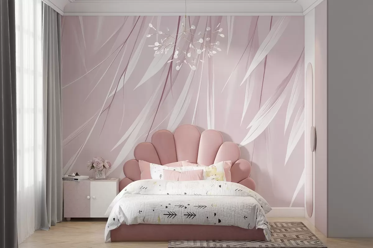 murales de pared Hojas delgadas colgantes w04703v4