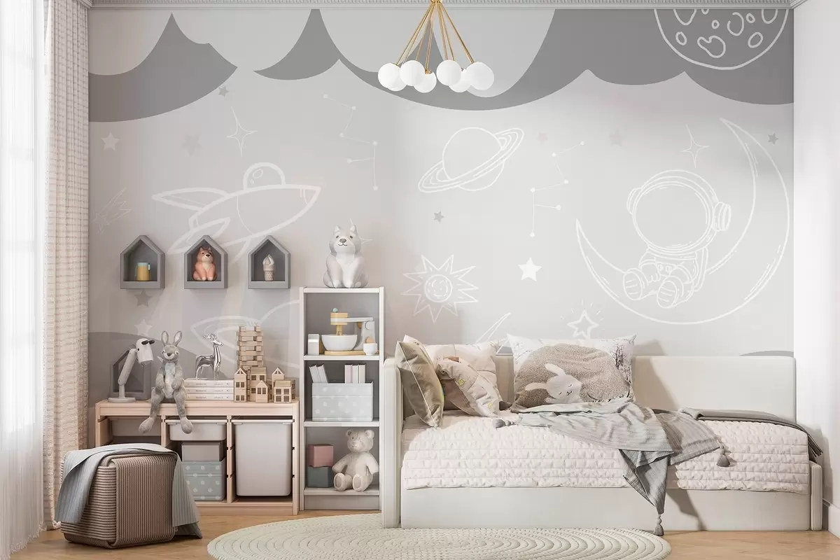 murales de pared Aventuras espaciales w04740