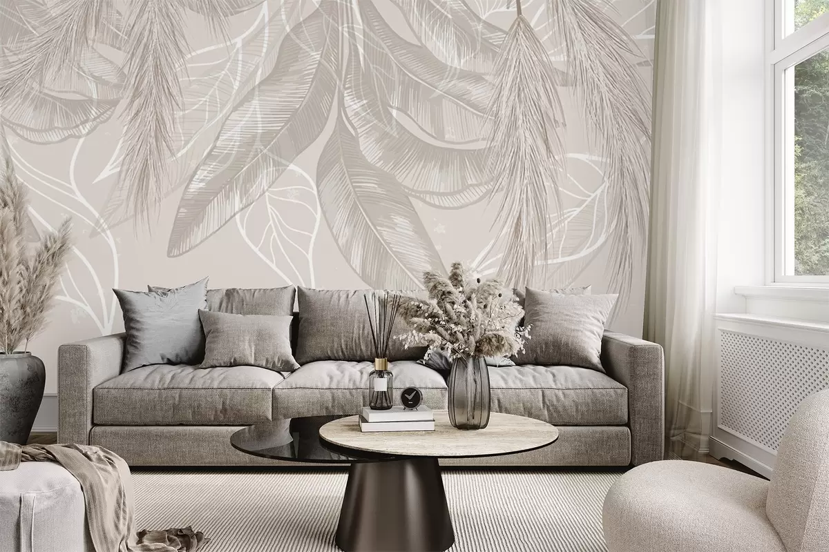 murales de pared Hojas colgantes w04747