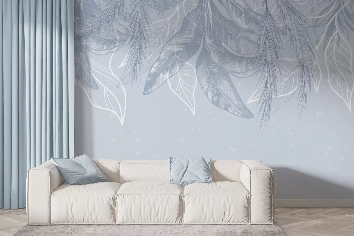 murales de pared Hojas colgantes w04747v1