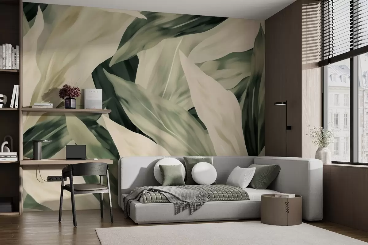 Murales de pared Hojas pintadas w04799 murales de pared Hojas pintadas w04799