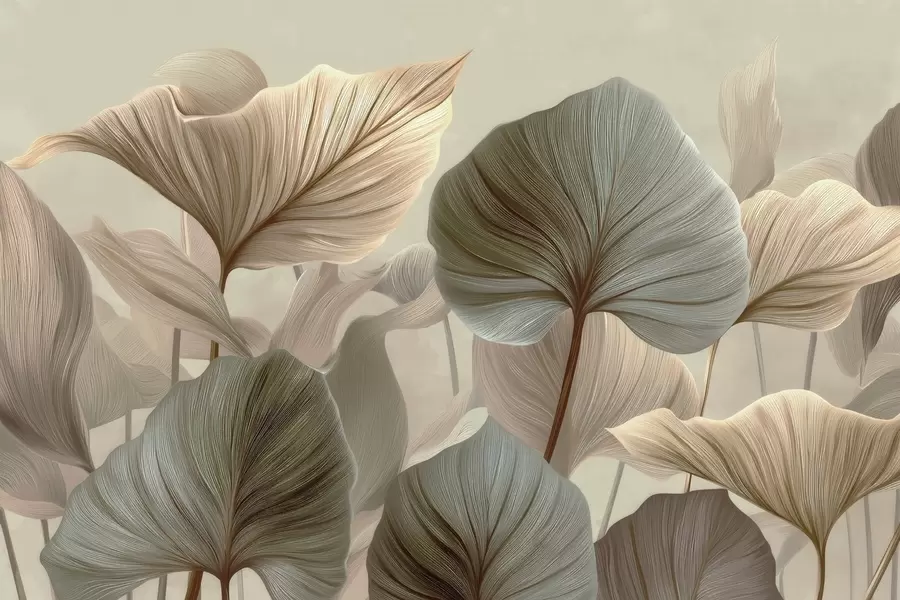 murales de pared Hojas w04848