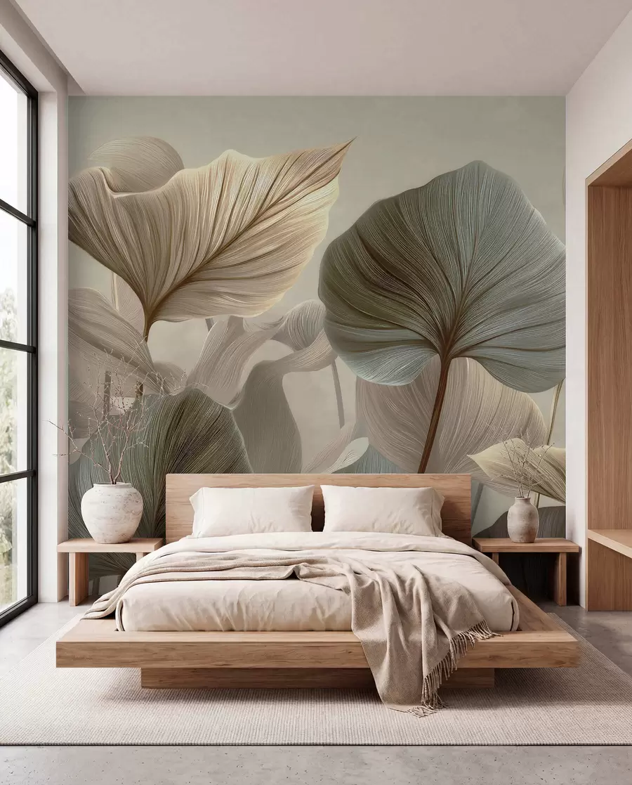 murales de pared Hojas w04848