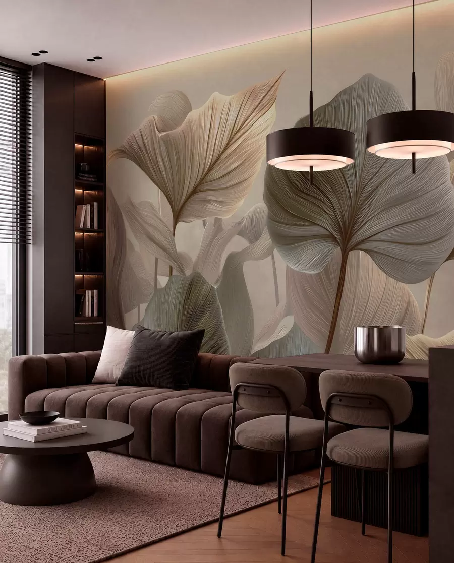 murales de pared Hojas w04848