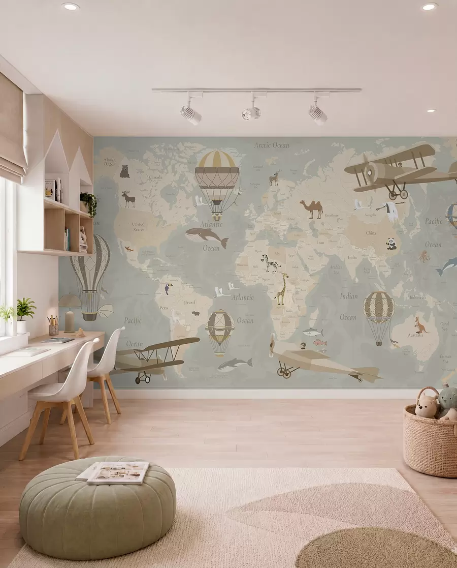murales de pared Pequeño atlas del cielo c00003en