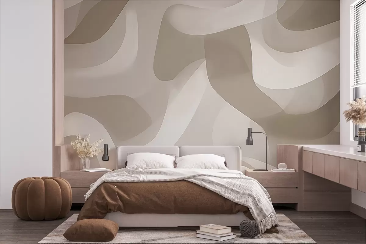 murales de pared Ondas abstractas w04888v1