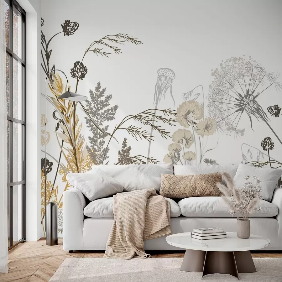 murales de pared Flores silvestres w04943v1