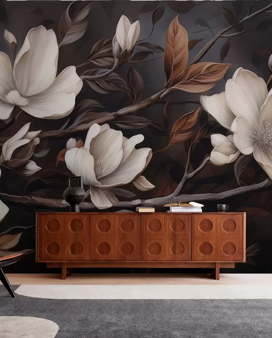 murales de pared Elegante rama de árbol w04950