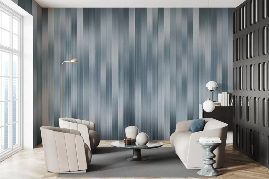 murales de pared Armonía de líneas verticales w04952v2