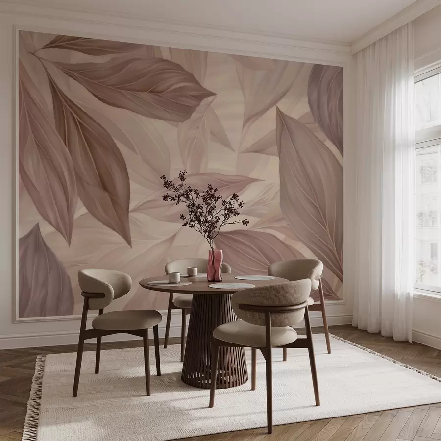 murales de pared Hojas abstractas delicadas w04969v1
