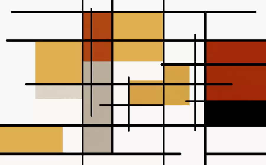 murales de pared Geometría brillante w05008