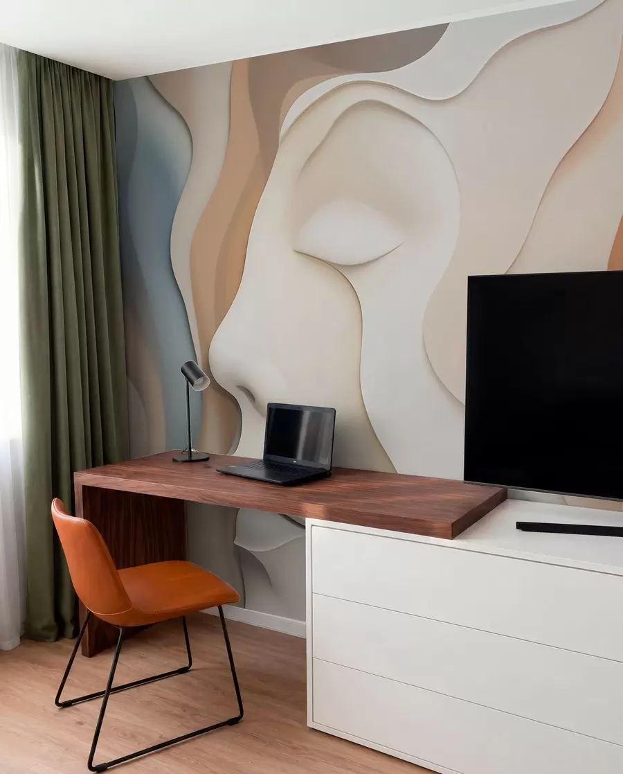 murales de pared Cara abstracta w04869