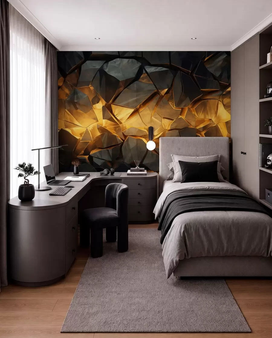 murales de pared Imitacione de piedra acuarela w05045