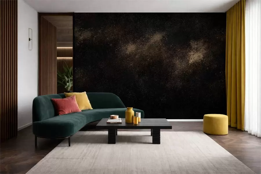 murales de pared Textura abstracta oscura con efecto granulado w05058