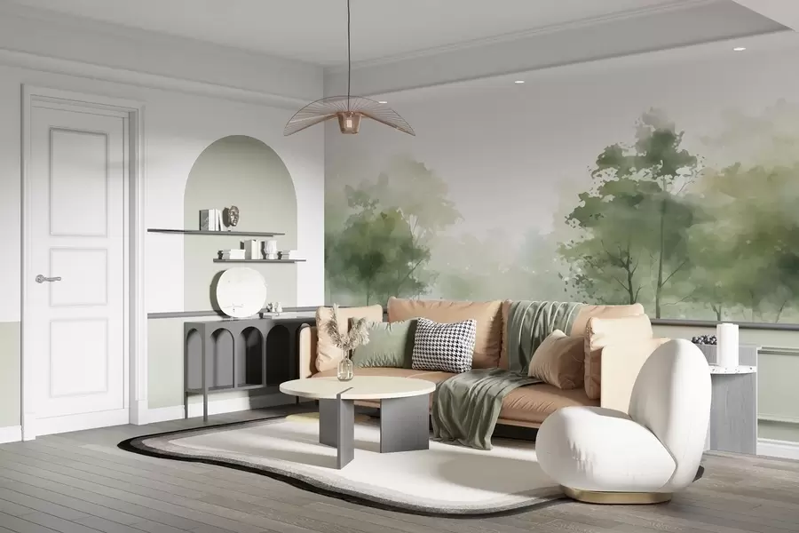 murales de pared Árboles, paisaje w05081