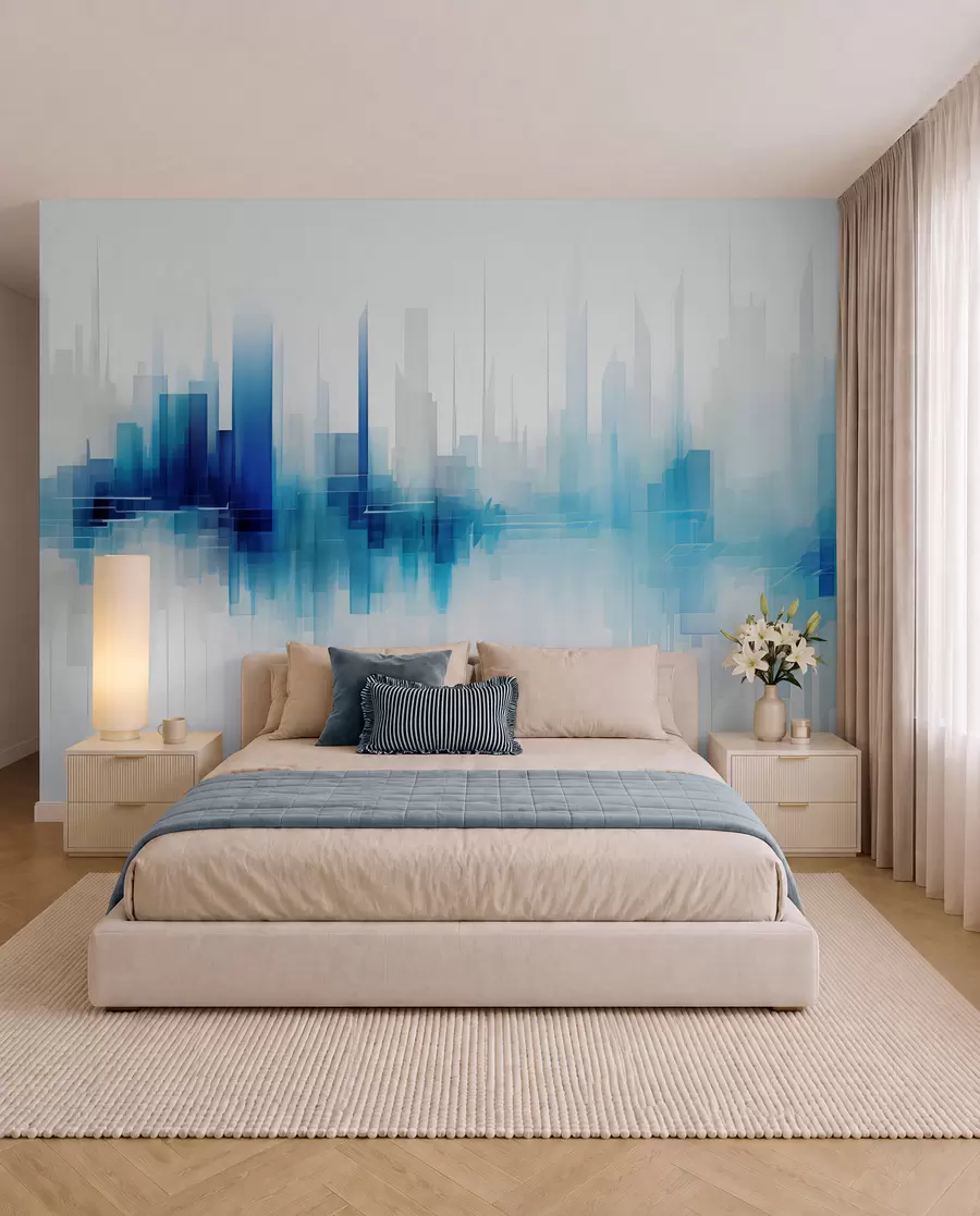 murales de pared Amanecer acuarela w05172