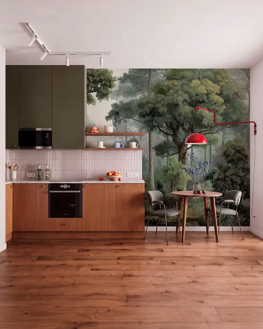 murales de pared Bosque caducifolio w05196
