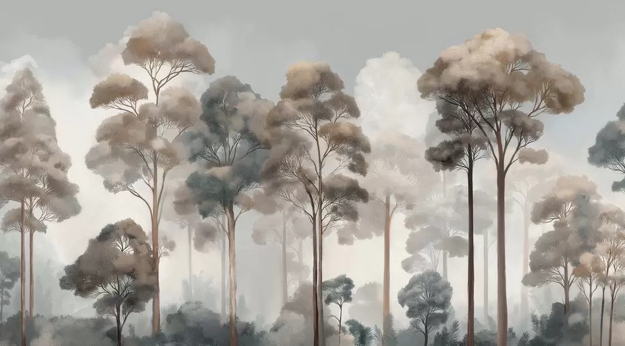 murales de pared Bosque caducifolio w05195