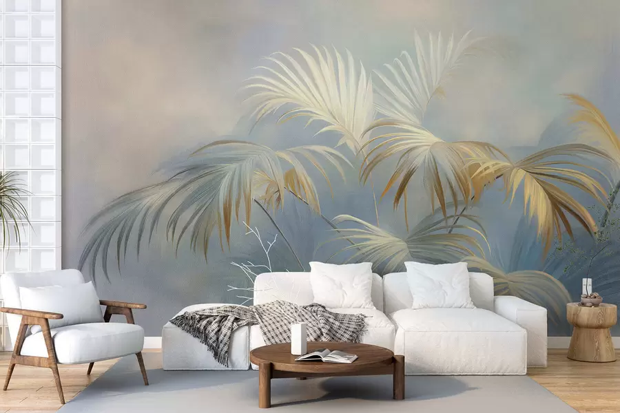 murales de pared Hojas elegantes w05255