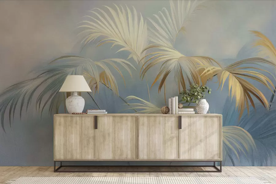 murales de pared Hojas elegantes w05255