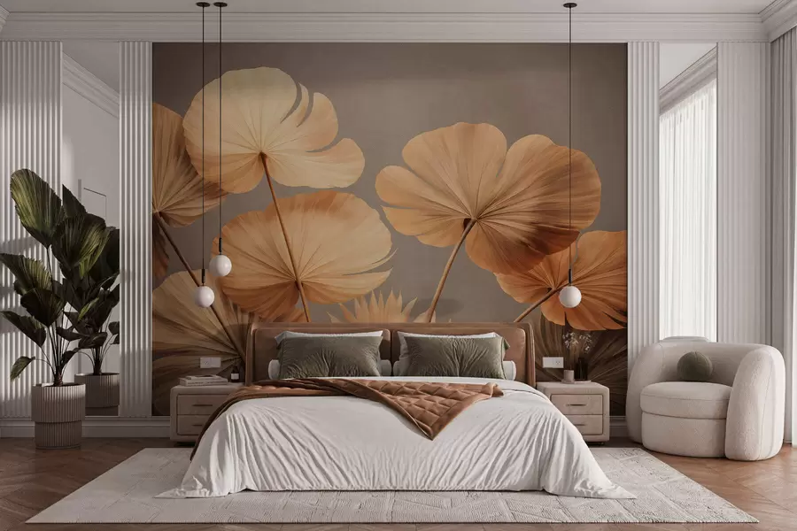 murales de pared Hojas grandes w05276