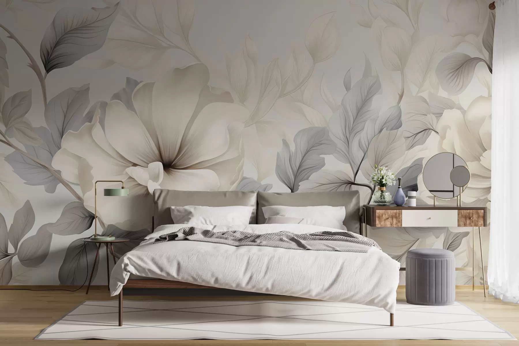 murales de pared Flores fantásticas w05291