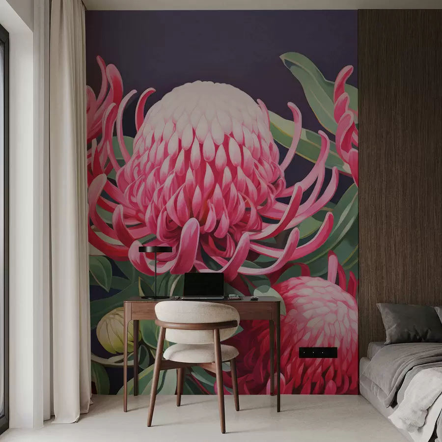 murales de pared Protea real w05308