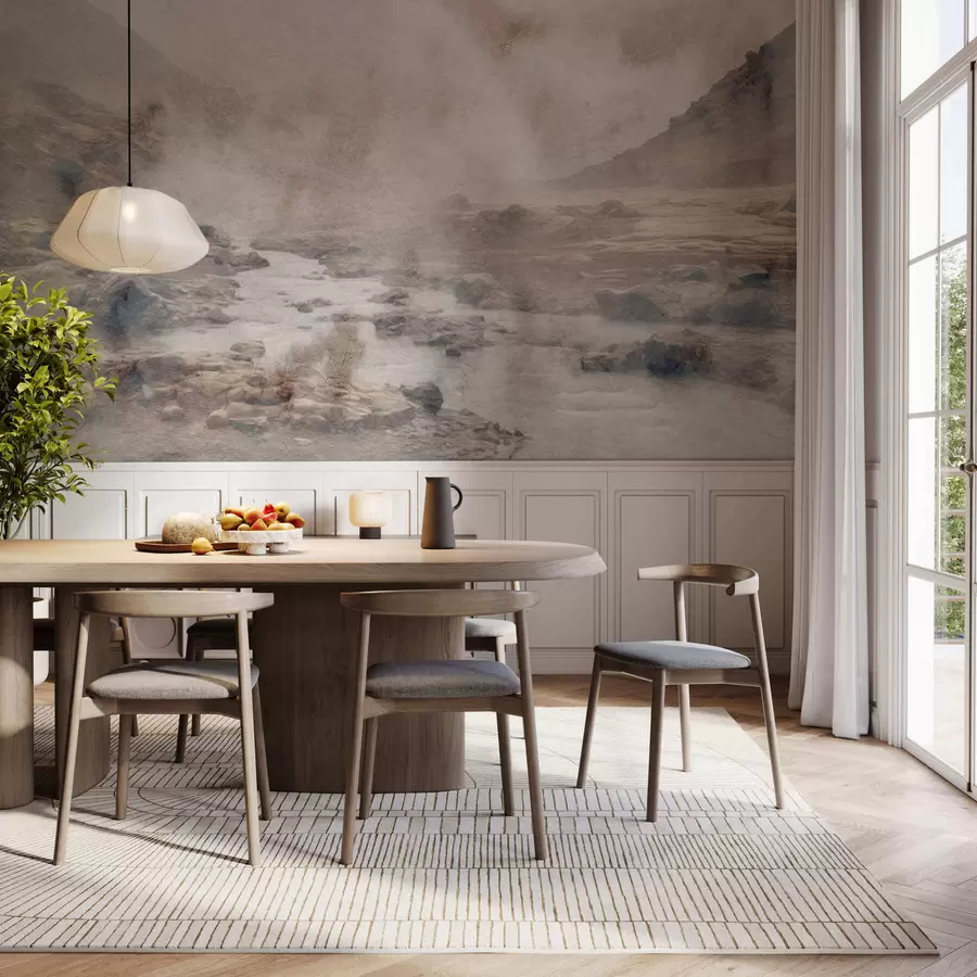 murales de pared Valle de la niebla tranquila w05363